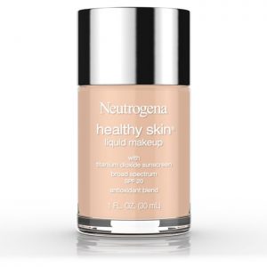 Neutrogena Healthy Skin Liquid Foundation Enhances Complexion SPF 20, 50 Soft Beige, 1 fl oz